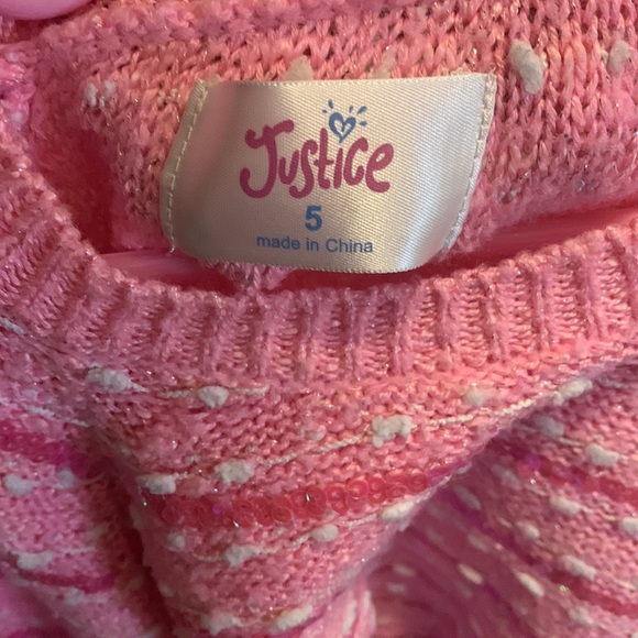 LIKE NEW Girls Sweater AND cute shaw - Picture 3 of 7